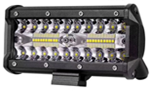  SPC Фара светодиодная OFF ROAD 160*75*60мм прямоугольная 12V/24V 120W 6000К 40 диодов Ближний свет